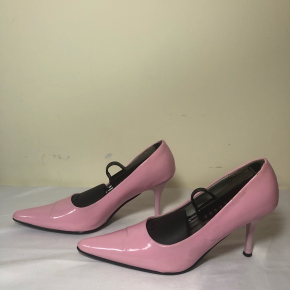 Firenze Pink 3” heels pointed toe pumps 8 1/2M. Made in Italy. - Picture 2 of 6